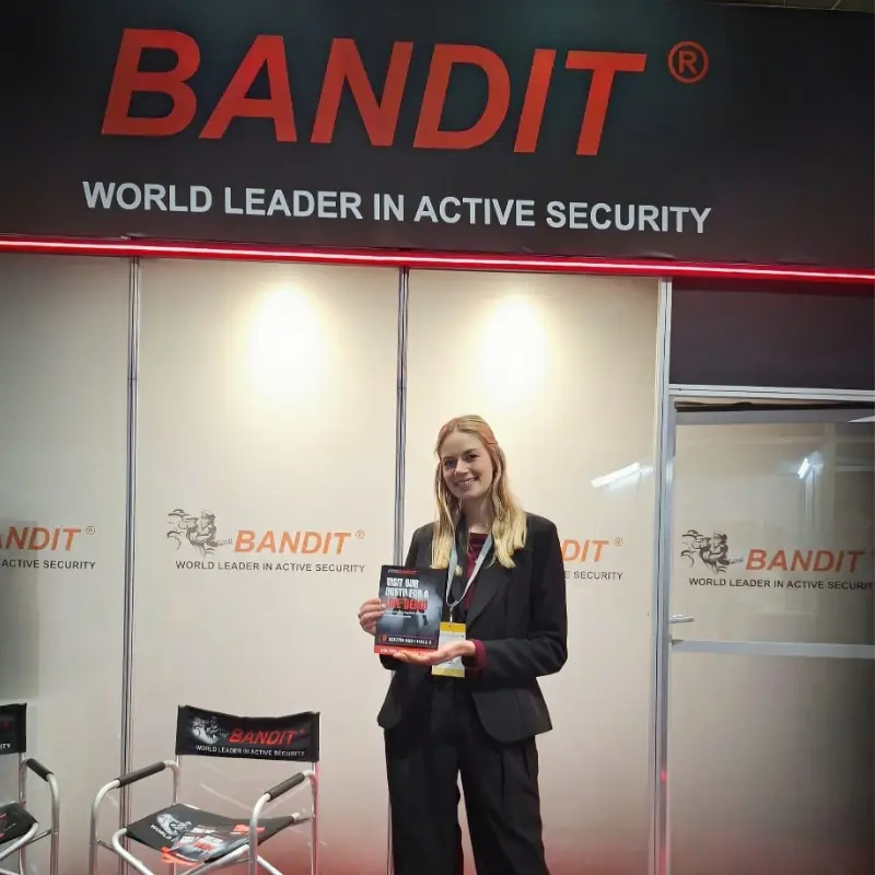 Fog Bandit team engaging with security professionals at Securex South Africa 2026